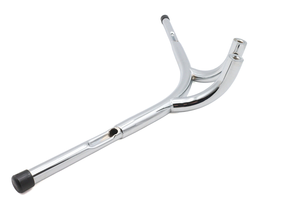 V-Twin 25-4213 Factory Sample 7-Inch Curved Riser Bar Handlebar with Indents