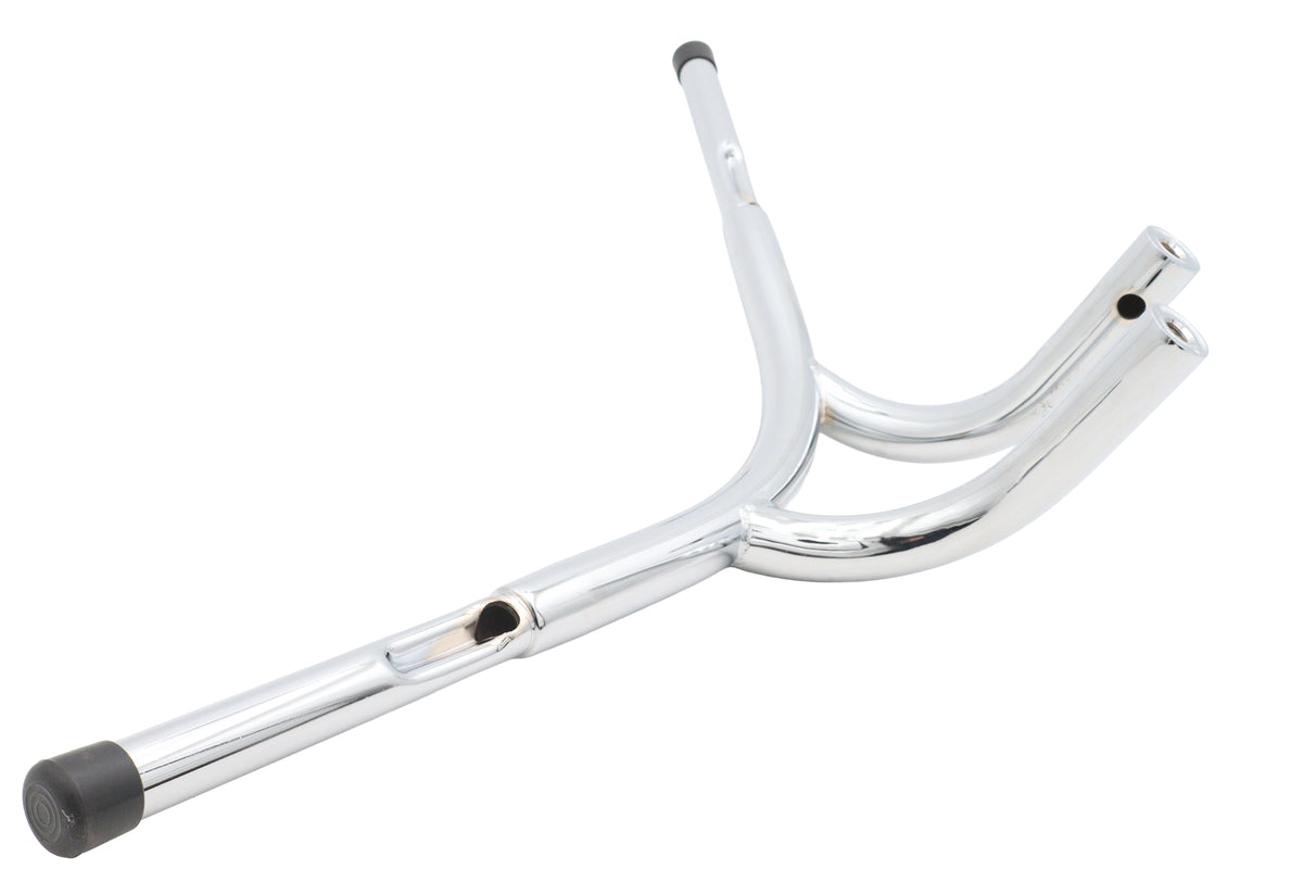 V-Twin 25-4214 Factory Sample 8-1/2-Inch Curved Riser Bar Handlebar