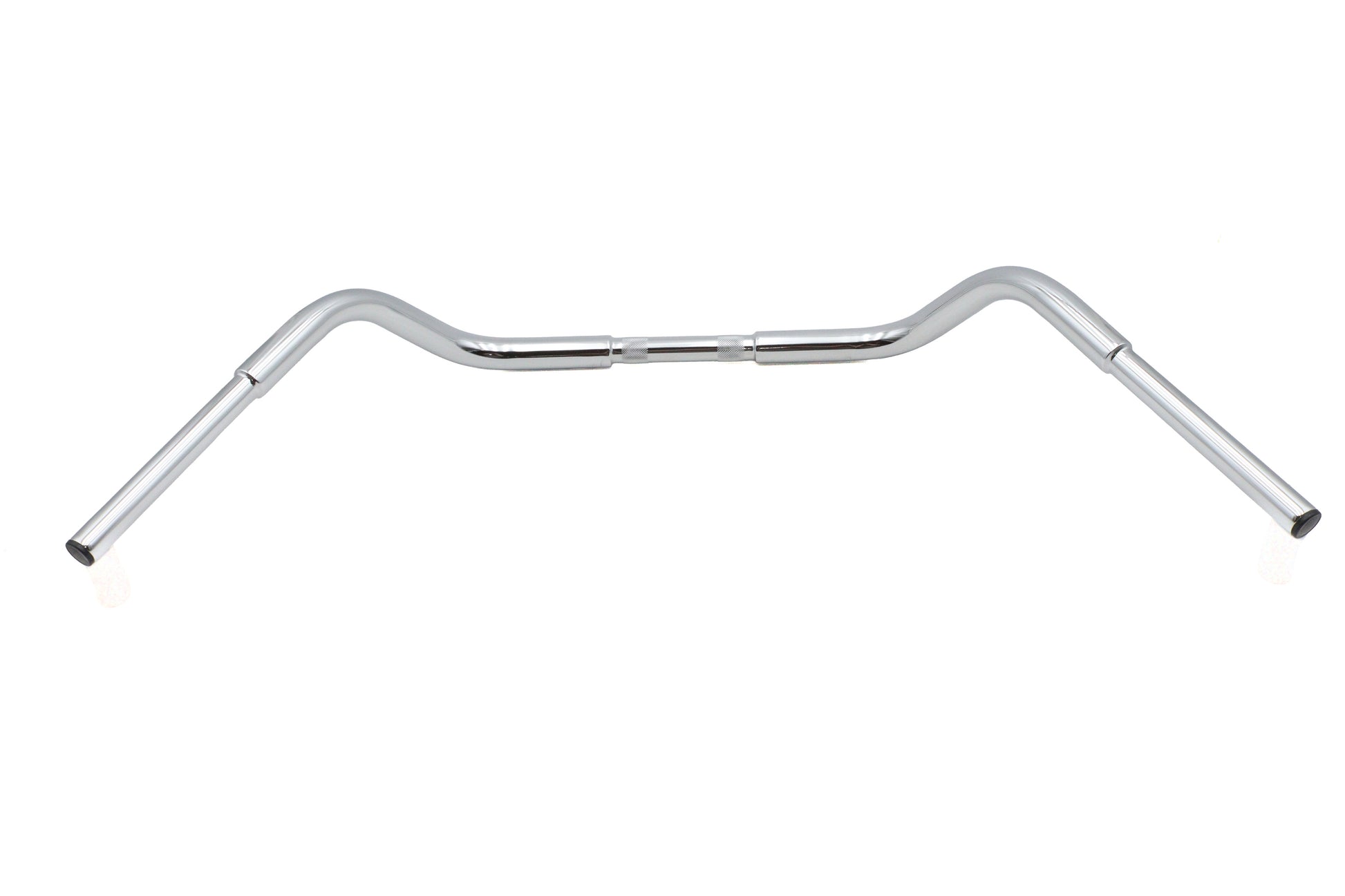 Ultima 50-3 1-1/4 Inch Dresser Style Chrome Handlebar with Indents for Harley Davidson