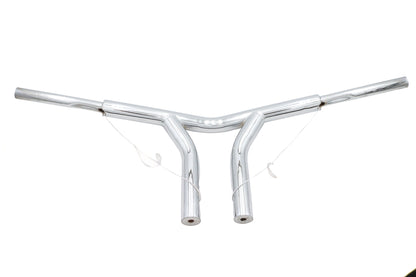 Ultima 10 Inch Y-Bar Drag Handlebar Chrome (Part #50-56)