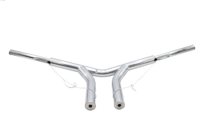 Ultima 10 Inch Y-Bar Drag Handlebar Chrome (Part #50-56)