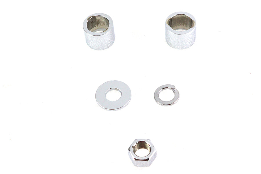 Colony Front Axle Spacer Kit Smooth Style for Harley Davidson FLHR (2008-2017)