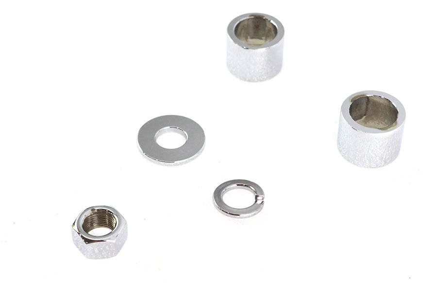 Colony Front Axle Spacer Kit Smooth Style for Harley Davidson FLHR (2008-2017)