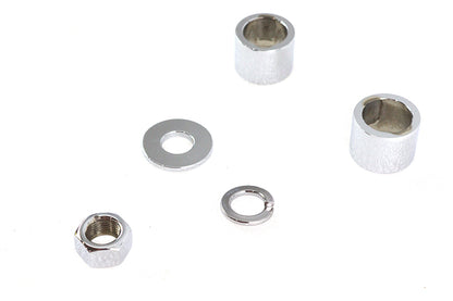 Colony Front Axle Spacer Kit Smooth Style for Harley Davidson FLHR (2008-2017)