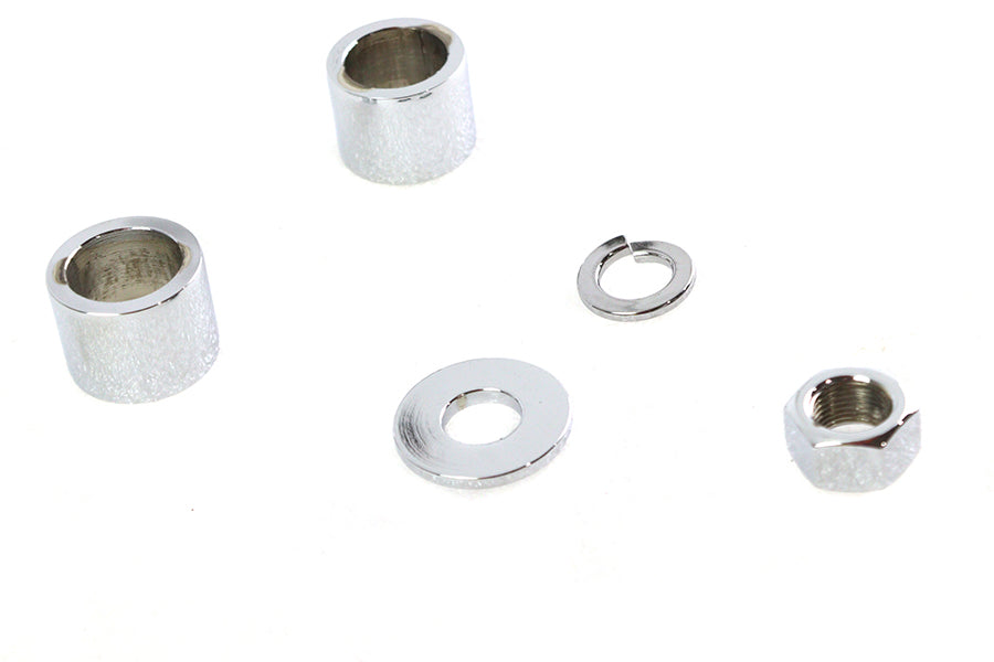 Colony Front Axle Spacer Kit Smooth Style for Harley Davidson FLHR (2008-2017)