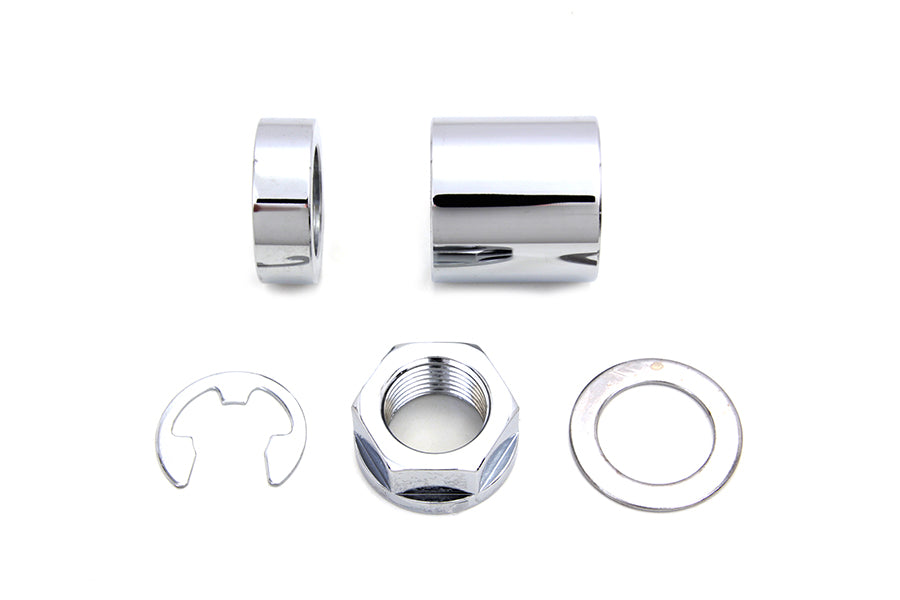 Colony Rear Axle Spacer Kit Smooth Style for Harley Davidson XL Models