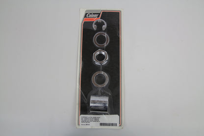 Colony Rear Axle Spacer Kit Smooth Style for Harley Davidson XL Models
