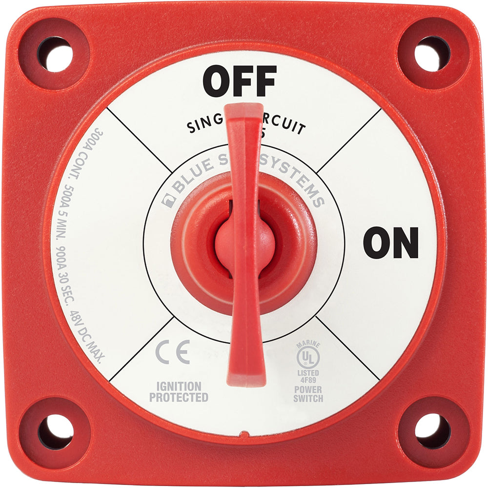 Blue Sea Systems 6005 m-Series Mini Battery Switch - Single Circuit ON/OFF for Marine and RV Applications