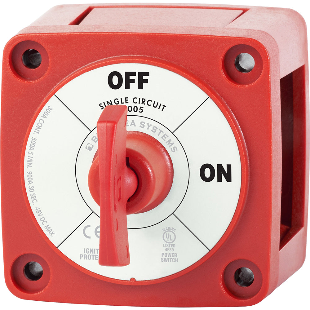Blue Sea Systems 6005 m-Series Mini Battery Switch - Single Circuit ON/OFF for Marine and RV Applications