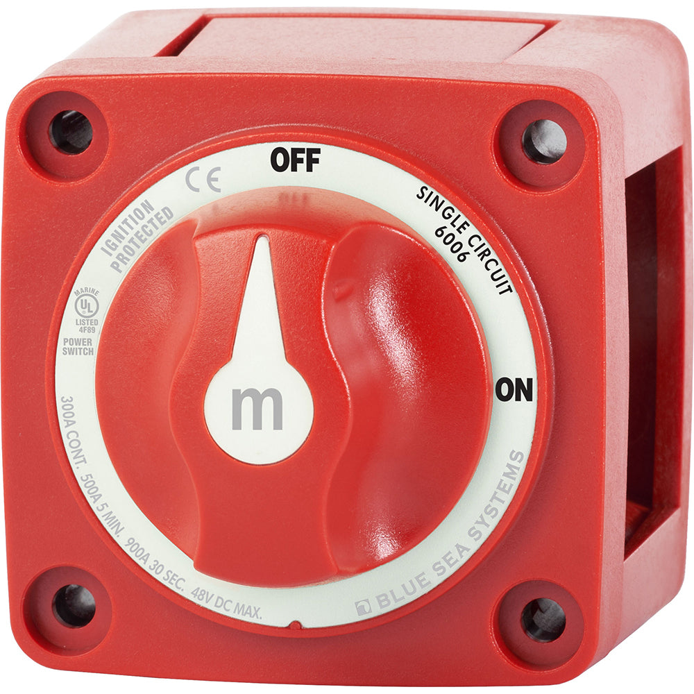 Blue Sea Systems 6006 m-Series Mini Battery Switch with Single Circuit ON/OFF Control