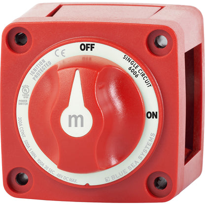 Blue Sea Systems 6006 m-Series Mini Battery Switch with Single Circuit ON/OFF Control