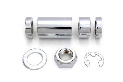 Colony Chrome Rear Axle Spacer Kit for Harley Davidson FXST (2008-2017)