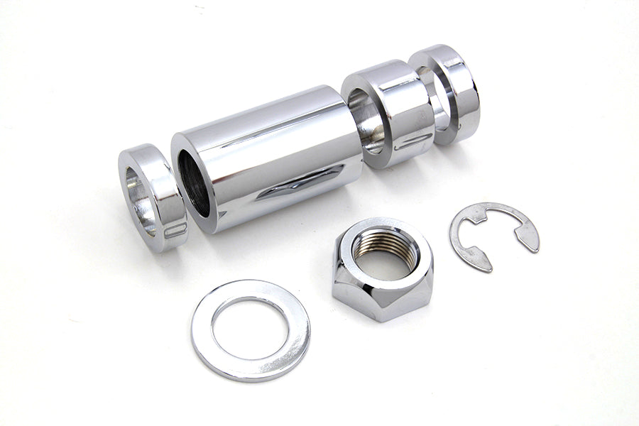 Colony Chrome Rear Axle Spacer Kit for Harley Davidson FXST (2008-2017)