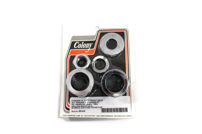 Colony Front Axle Spacer Kit Smooth Style for Harley Davidson FXD (2008-2017)