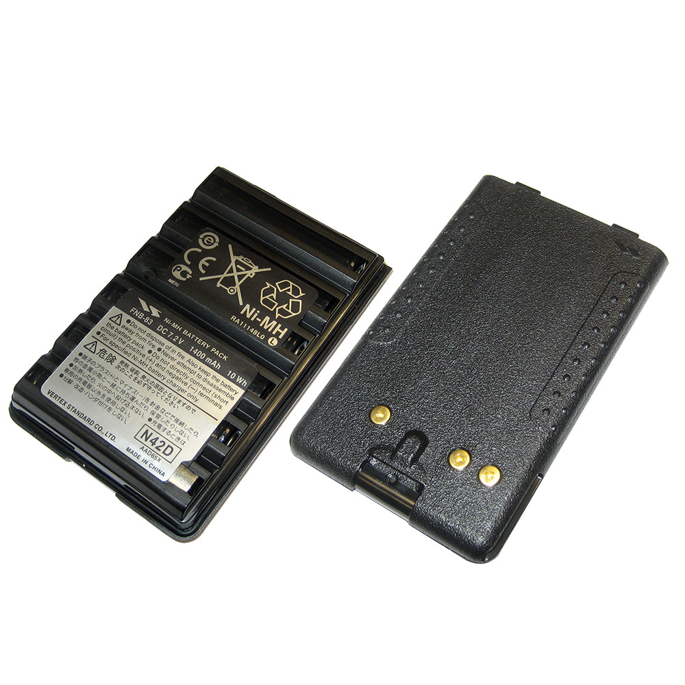 Standard Horizon FNB-83 1400 mAh Ni-MH Replacement Battery for HX370S Marine Radio