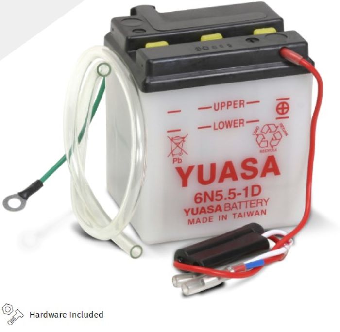 Yuasa YUAM2655B 6V Conventional Battery for Reliable Power Backup