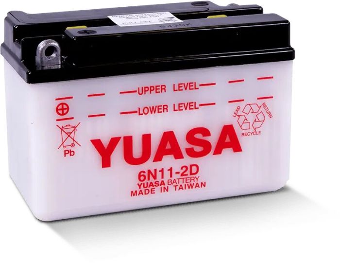 YUASA YUAM26112 Conventional 6N11-2D 6 Volt Battery