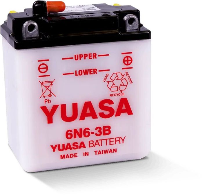 Yuasa YUAM2660B 6V Conventional Battery - Reliable Power for Your Applications