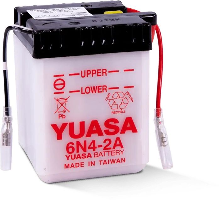 YUASA YUAM2640B 6V Conventional 6N4-2A Battery for Reliable Power