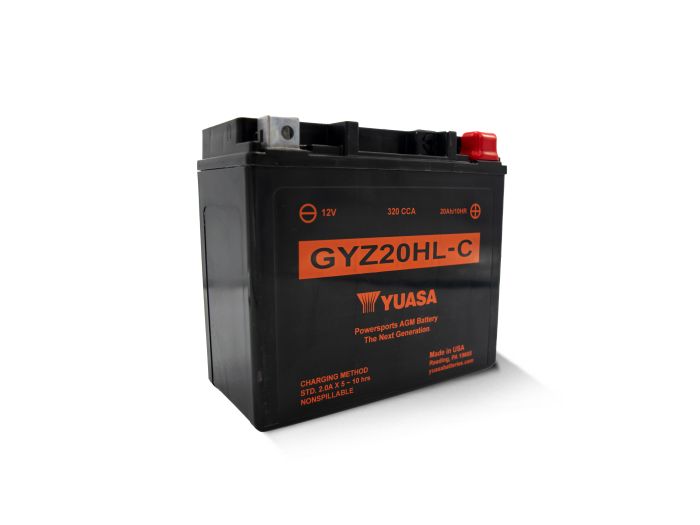 YUASA GYZ20HL-C Factory Activated Maintenance-Free Battery
