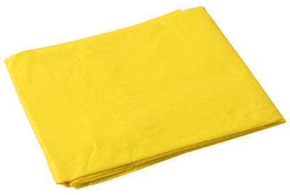 Rothco Yellow Waterproof Vinyl Rain Poncho – Heavy-Duty Emergency Rain Protection