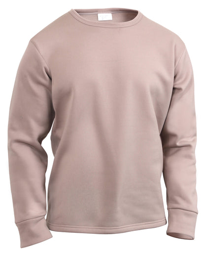 Rothco ECWCS Poly Crew Neck Top in Desert Sand, Size 2XL