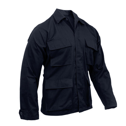 Rothco Twill BDU Shirt in Midnight Navy Blue Size M – Durable Military-Style Uniform Shirt for Field and Casual Wear