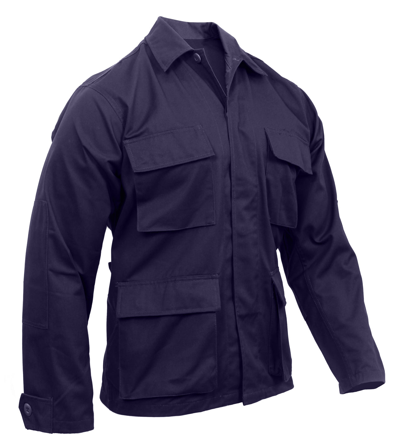 Rothco Twill BDU Shirt Navy Blue Size M – Durable Military-Style Tactical Shirt