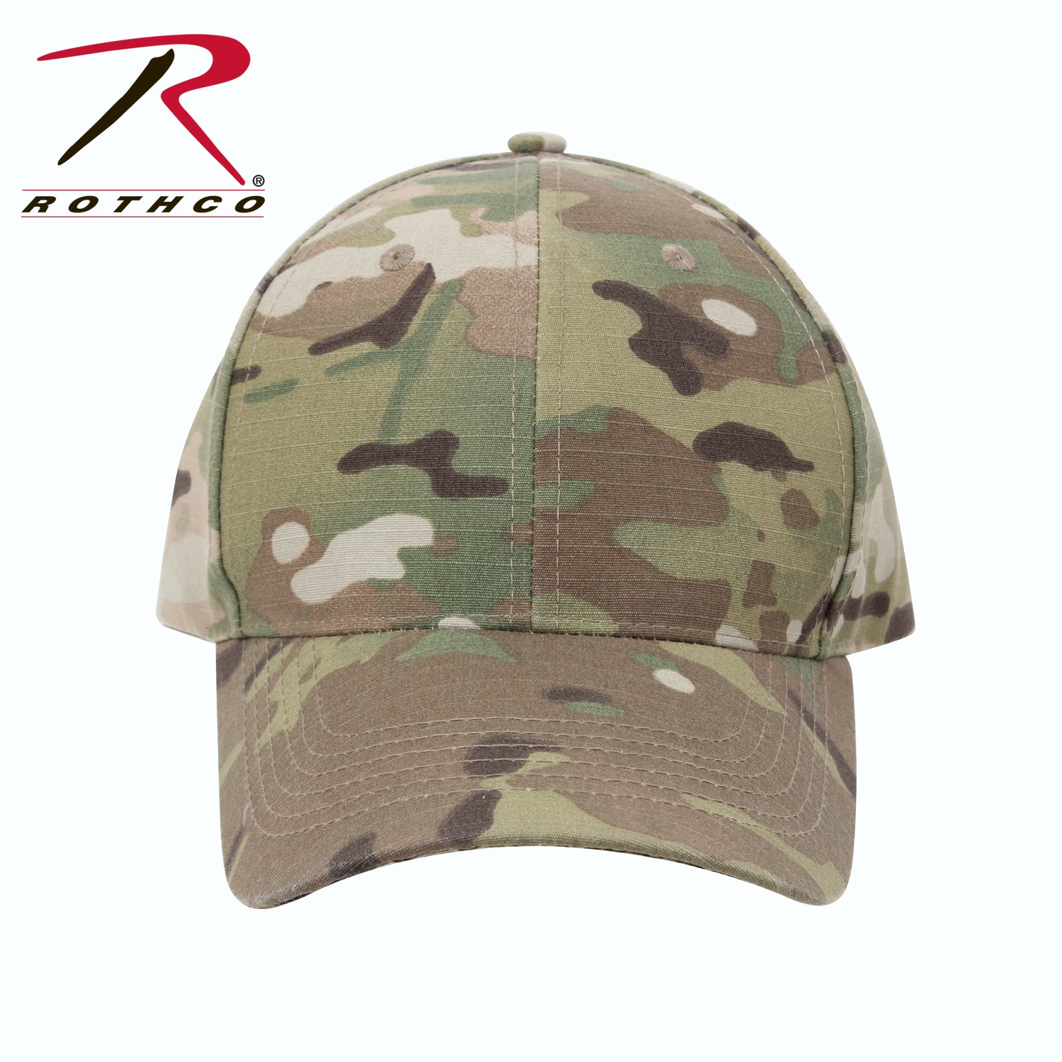 Rothco Supreme Camo Low Profile Cap MultiCam – Durable Adjustable Baseball Hat with Breathable Ventilation