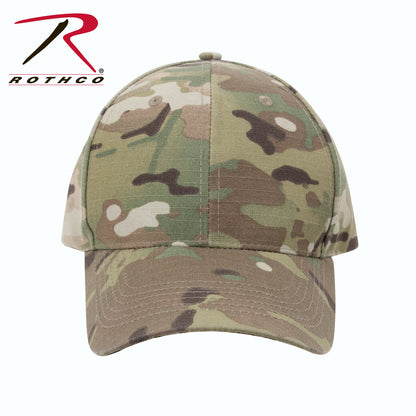 Rothco Supreme Camo Low Profile Cap MultiCam – Durable Adjustable Baseball Hat with Breathable Ventilation