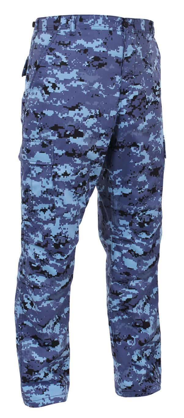 Rothco Digital Camo Tactical BDU Pants Sky Blue Digital Camo Size Small