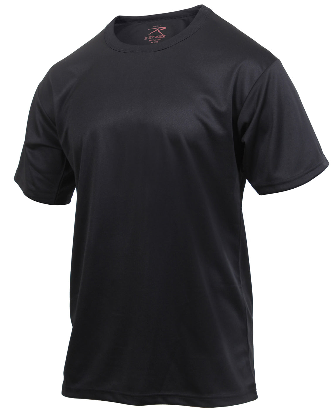 Rothco Quick Dry Moisture Wicking T-Shirt Black Size Large