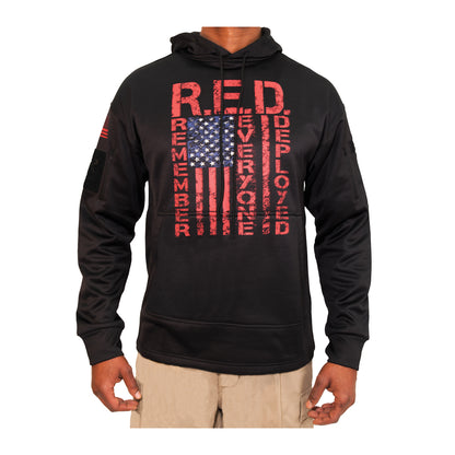 Rothco Concealed Carry R.E.D. Hoodie 2XL Black – Remember Everyone Deployed Tribute Sweatshirt