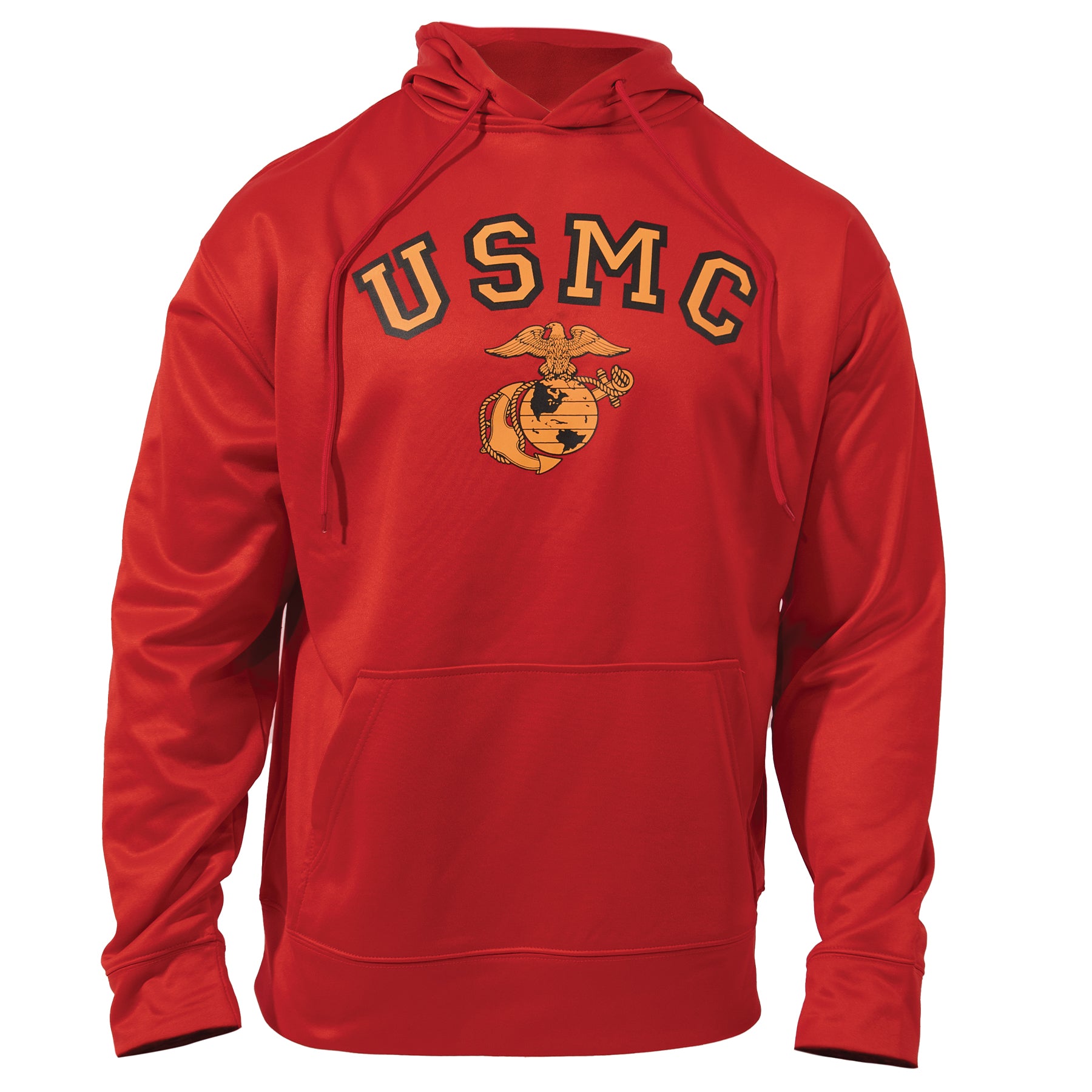 Rothco USMC Eagle, Globe, and Anchor Pullover Hooded Sweatshirt Size M