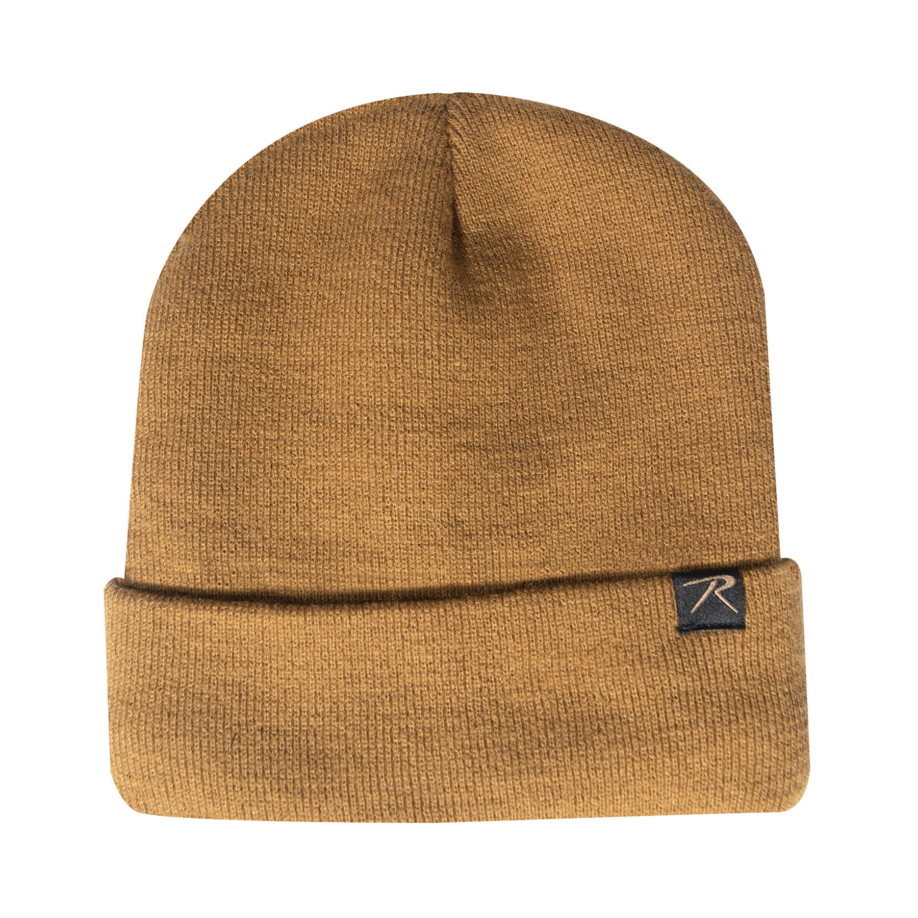 Rothco Deluxe Fine Knit Fleece-Lined Watch Cap in Coyote Brown - Part Number 57871