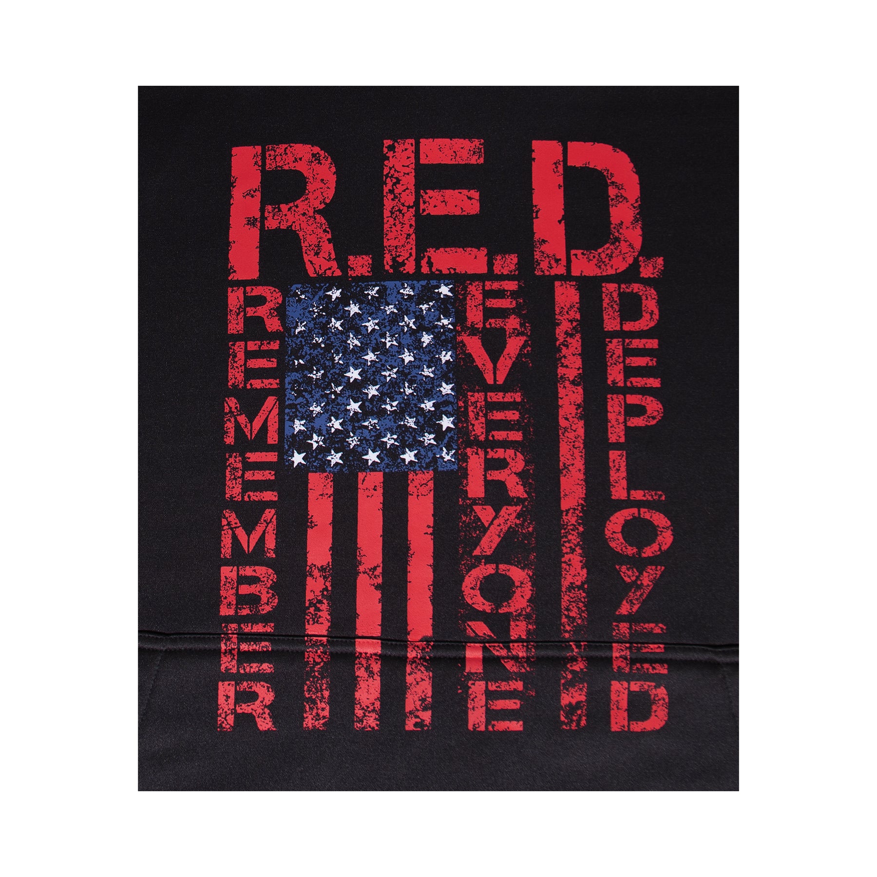 Rothco Concealed Carry R.E.D. Hoodie 2XL Black – Remember Everyone Deployed Tribute Sweatshirt