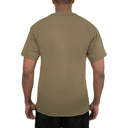 Rothco Quick Dry Moisture Wicking T-Shirt Brown Size XL
