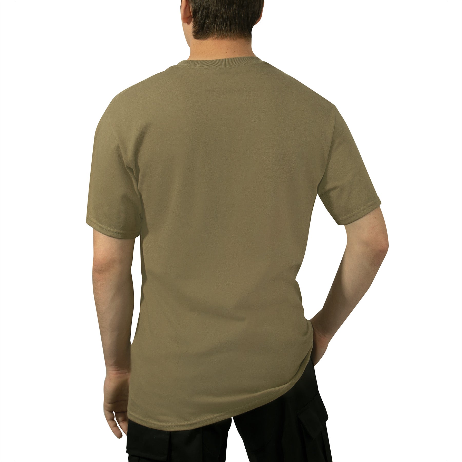 Rothco AR 670-1 Coyote Brown Marines Physical Training T-Shirt Size Small