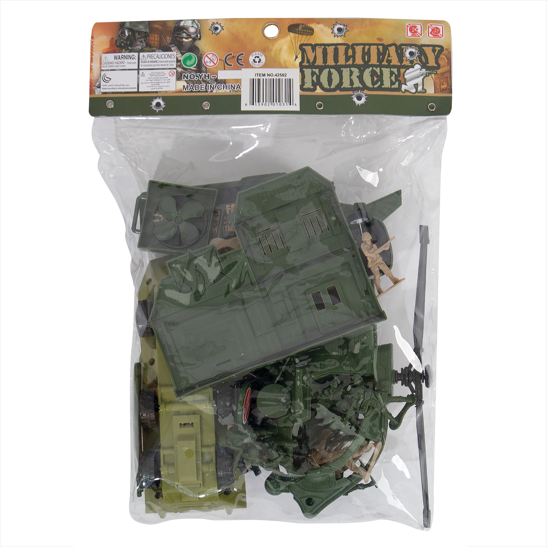 Rothco Military Force Soldier Play Set with Over 30 Military Toys for Kids Ages 3 and Up