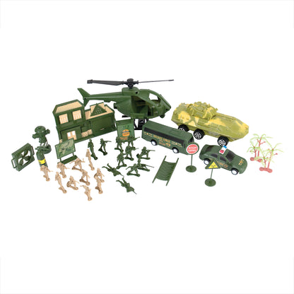 Rothco Military Force Soldier Play Set with Over 30 Military Toys for Kids Ages 3 and Up