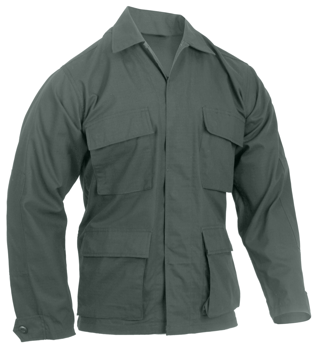 Rothco Rip-Stop BDU Shirt Olive Drab Size XS - Durable Military-Style Uniform Shirt
