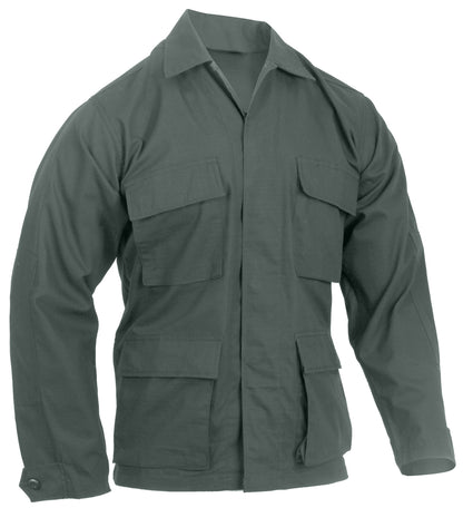 Rothco Rip-Stop BDU Shirt Olive Drab Size XS - Durable Military-Style Uniform Shirt