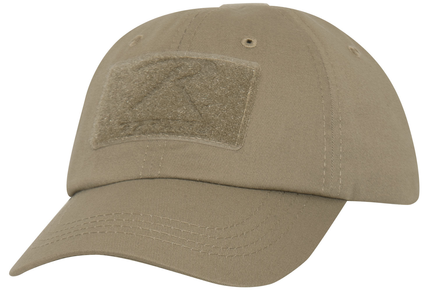 Rothco Tactical Operator Cap Khaki - Durable Military-Style Field Hat with Ventilation and Loop Fields