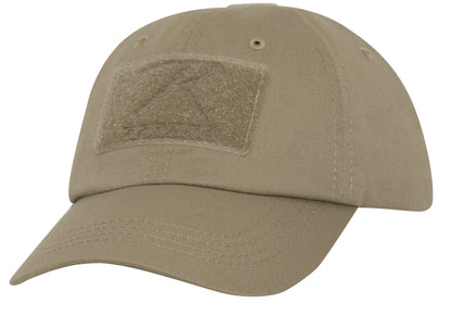 Rothco Tactical Operator Cap Khaki - Durable Military-Style Field Hat with Ventilation and Loop Fields