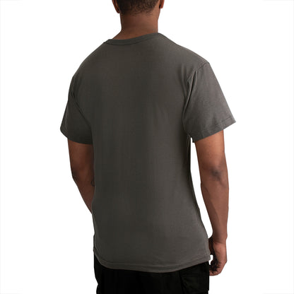 Rothco Solid Color Short Sleeve Crew Neck T-Shirt in Charcoal Grey, Size Small