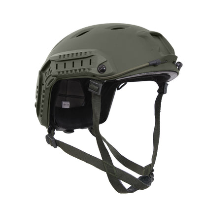 Rothco Advanced Tactical Adjustable Airsoft Helmet Olive Drab - Lightweight Combat Helmet for Airsoft, Paintball, and Tactical Training
