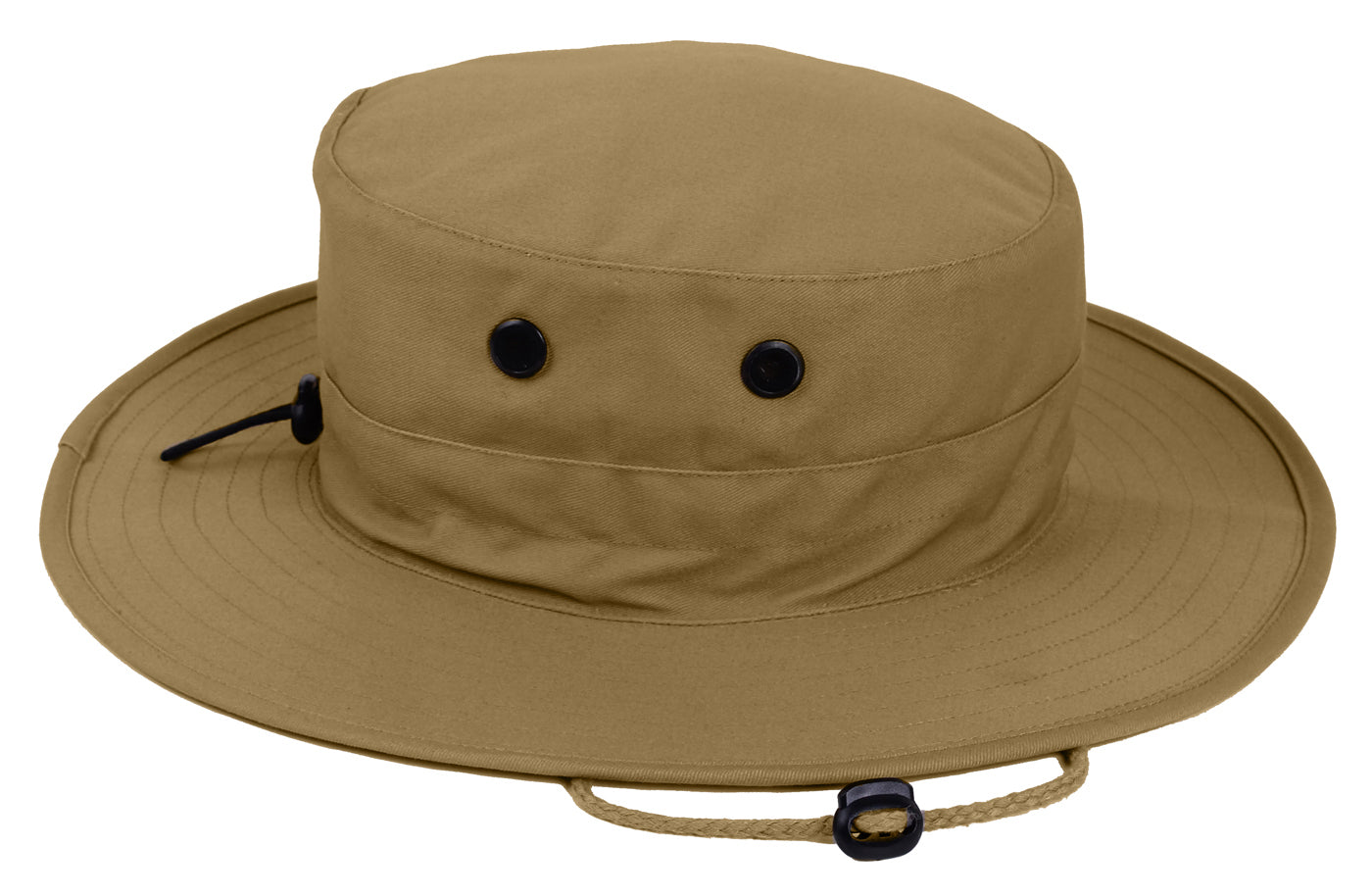 Rothco Adjustable Boonie Hat in Coyote Brown with Wide Brim and Utility Features