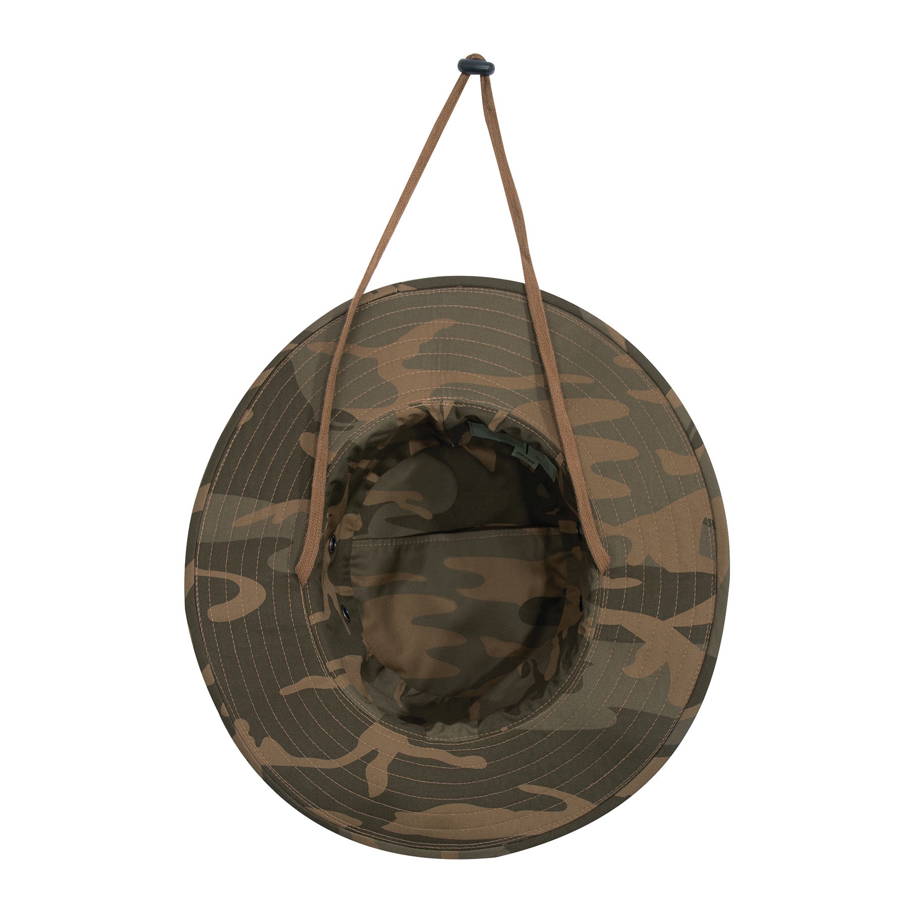 Rothco Adjustable Boonie Hat Coyote Camo - Outdoor Wide-Brim Military Style Hat