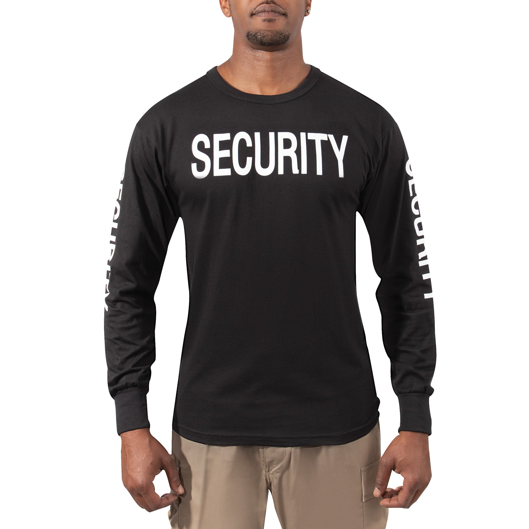 Rothco Long Sleeve Two-Sided Security T-Shirt Size XL