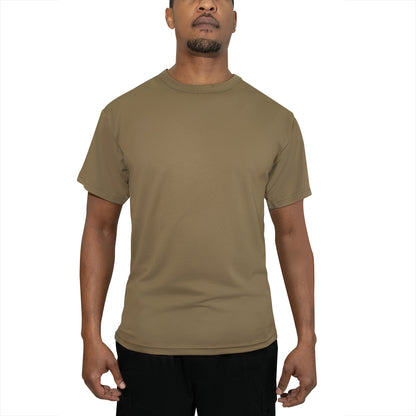 Rothco Quick Dry Moisture Wicking T-Shirt Brown Size 3XL